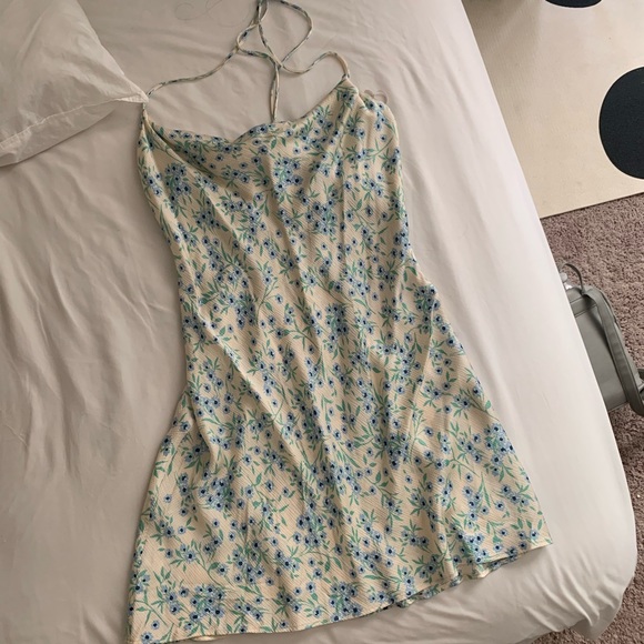 Zara Beige Mini Dress - Picture 1 of 5